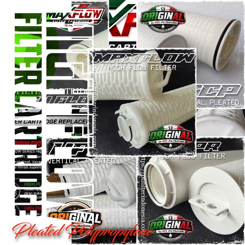 High Flow Filter Cartridge 5 Micron untuk Industrial Water & Process Filtration