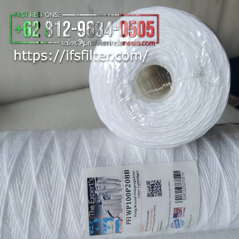 pp yarn string wound big blue cartridge filter benang